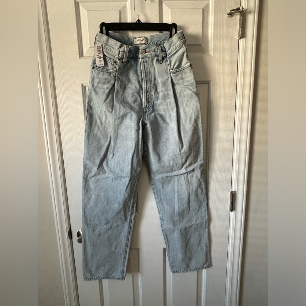 Agolde fold waistband jeans